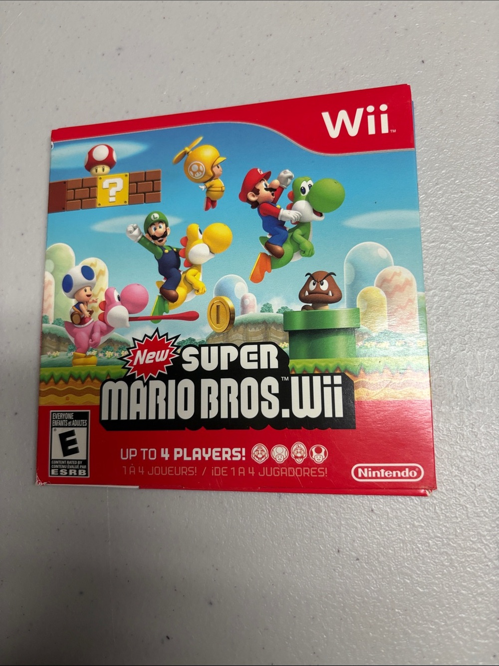 Nintendo Super Mario Bros. Wii Red & Blue Cover